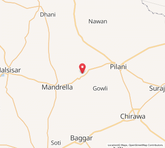 Map of Thimau Bari, Rajasthan