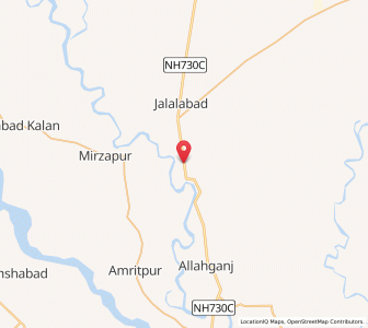 Map of Thingri, Uttar Pradesh
