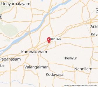 Map of Thiruvidaimaruthur, Tamil Nadu