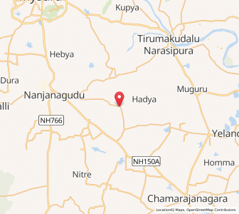 Map of Thogaduru, Karnataka