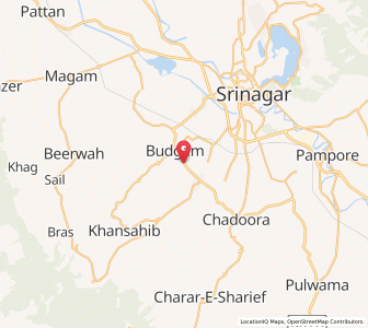 Map of Thokarpura, Kashmir