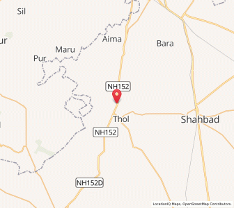 Map of Thol Jugian, Haryana