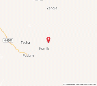Map of Thonde, Kashmir