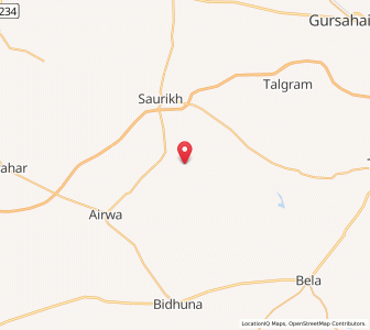 Map of Thularia, Uttar Pradesh