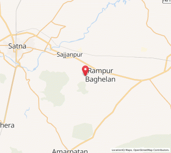 Map of Thuna, Madhya Pradesh