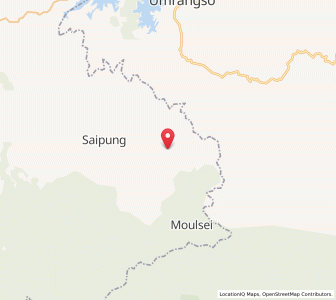 Map of Thuruk, Meghalaya