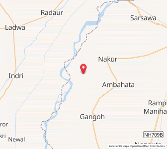 Map of Tighri Ramgarh, Uttar Pradesh