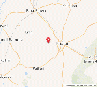 Map of Tihar, Madhya Pradesh