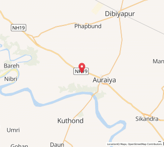 Map of Tikauli, Uttar Pradesh