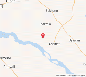Map of Tikra, Uttar Pradesh