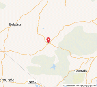 Map of Tikraparha, Odisha