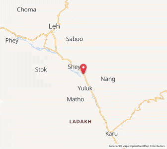 Map of Tikse, Kashmir