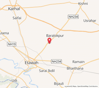 Map of Tikur ka Nagla, Uttar Pradesh