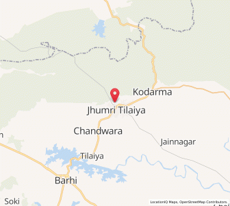 Map of Tilaiya, Jharkhand