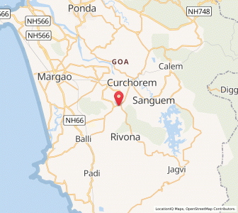 Map of Tilamola, Goa
