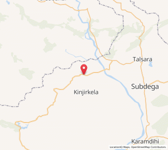 Map of Tildega, Chhattisgarh