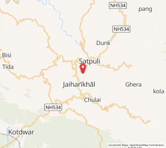 Map of Tilsia, Uttarakhand