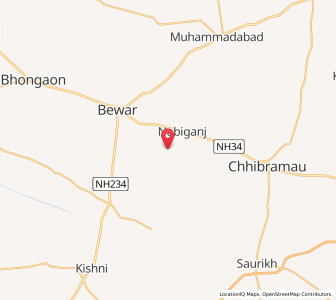 Map of Tilyani, Uttar Pradesh