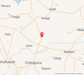Map of Tingli, Karnataka