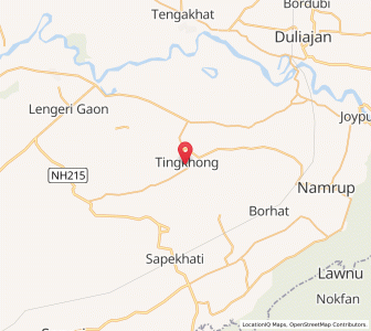 Map of Tinkhang, Assam