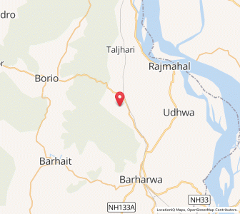 Map of Tinpahar, Jharkhand