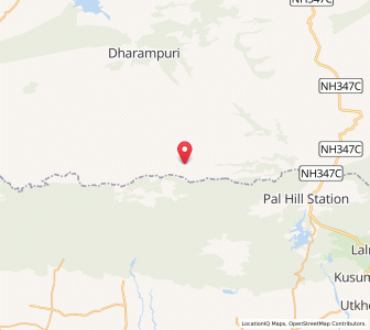 Map of Tinshemali, Madhya Pradesh
