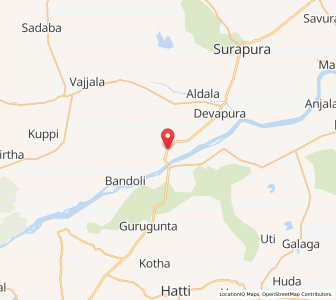 Map of Tintani, Karnataka