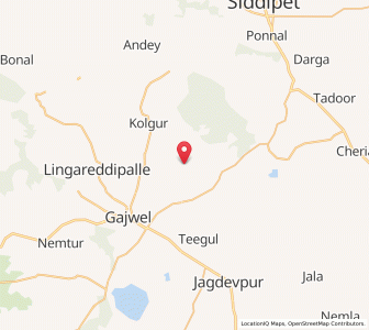 Map of Tipparam, Andhra Pradesh