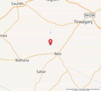 Map of Tirkon, Uttar Pradesh