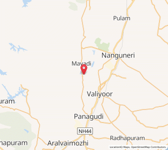 Map of Tirukkurungudi, Tamil Nadu