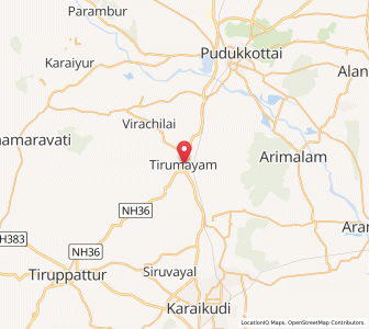 Map of Tirumayam, Tamil Nadu