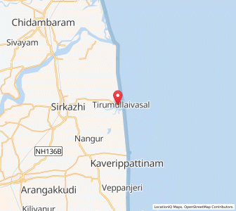Map of Tirumullaivasal, Tamil Nadu