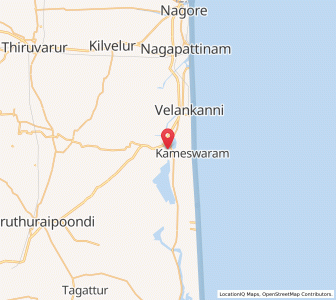 Map of Tiruppundi, Tamil Nadu