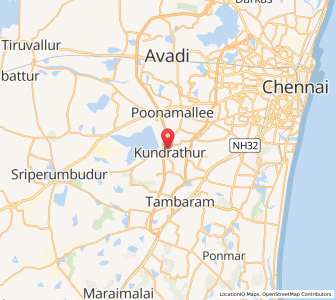 Map of Tirurageswaram, Tamil Nadu