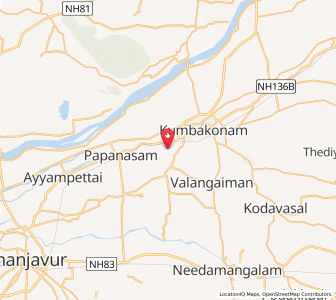 Map of Tiruvalanjuli, Tamil Nadu