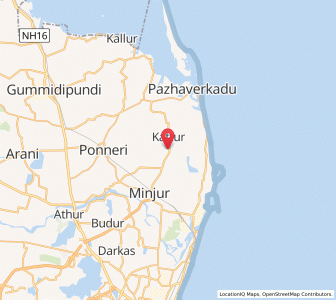 Map of Tiruvellavayal, Tamil Nadu