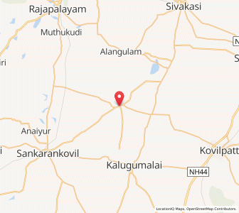 Map of Tiruvengadam, Tamil Nadu