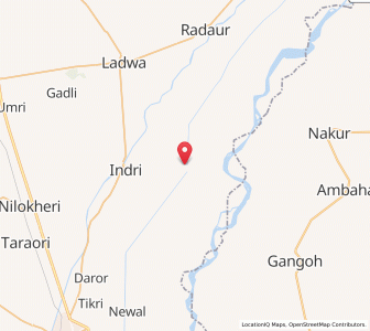 Map of Tisang, Haryana