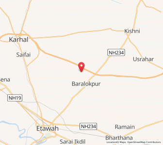Map of Tisuwadev, Uttar Pradesh