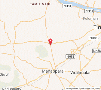 Map of Togamalai, Tamil Nadu