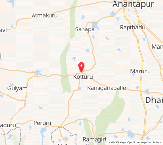 Map of Togarakunta, Andhra Pradesh
