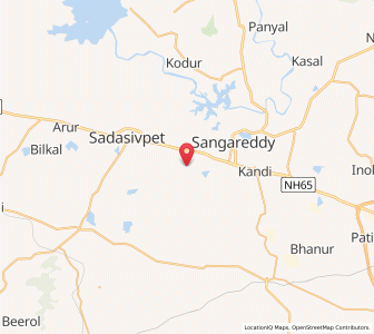 Map of Togarpaalli, Andhra Pradesh