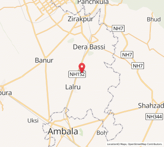 Map of Toghanpur, Punjab