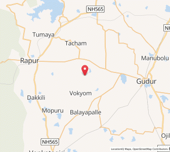 Map of Tokalapudi, Andhra Pradesh