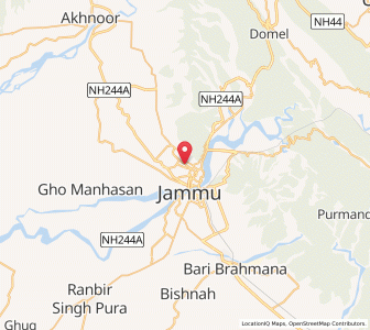 Map of Toli, Kashmir