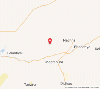 Map of Tonkarwali Dahar, Rajasthan