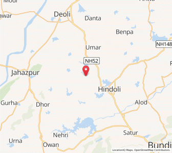 Map of Tonkra, Rajasthan