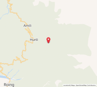 Map of Tonwa, Arunachal Pradesh