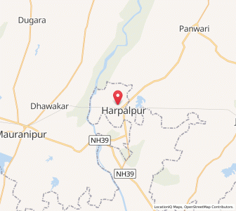 Map of Tori, Madhya Pradesh