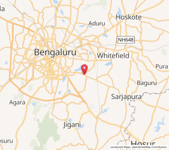 Map of Total Sarjapur Rd, Karnataka